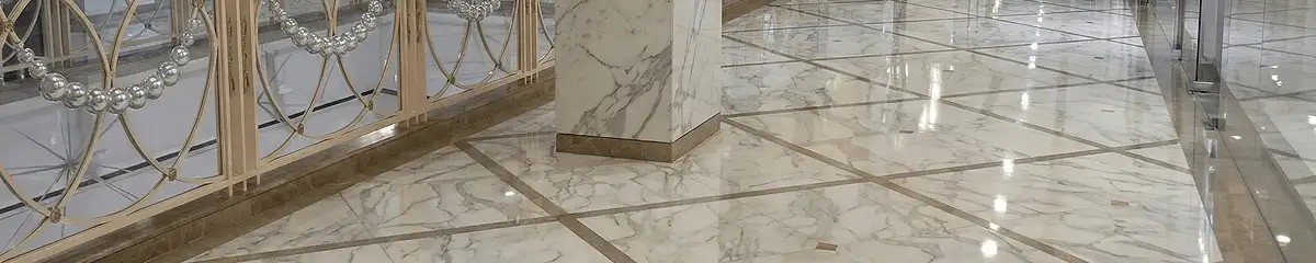 Beautiful marble floor professionally installed in Oakland, CA